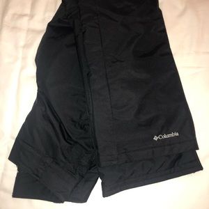 Black Columbia ski pants